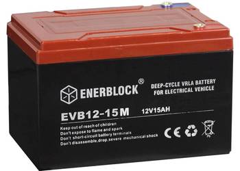 Akumulator ENERBLOCK E-Bike EVB12-15 12V 15Ah