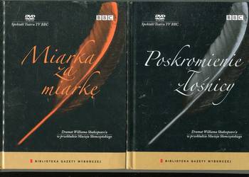 Miarka za miarkę + Poskromienie złośnicy DVD  - Shakespeare
