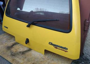 Fiat Cinquecento sporting tylna klapa bagażnika drzwi ładna emblemat