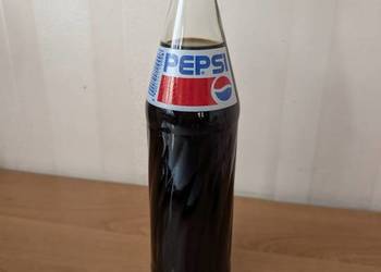 Butelka Pepsi-Cola 1L PRL 1993r. Pełna. Kolekcjonerska, antyk, zabytek