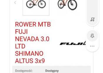 Nowy rower górski MTB Fuji Nevada 3, 0
