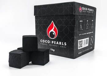COCO PEARLS | Węgiel do Fajki Wodnej Shisha 1Kg BOX