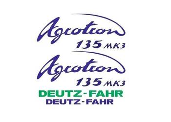 Naklejki oklejenie naklejka - DEUTZ-FAHR AGROTRON 135 MK3 Zamiennik