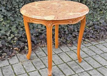 -ARTexpert- Stolik kawowy Ludwik marmurowy blat