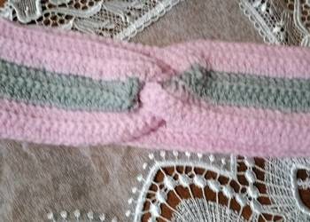 Ręcznie robiona opaska na głowę – ciepła