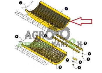 84073084, 47798097 KLEPISKO ZBOŻOWE CX CNH