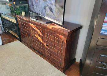 Komoda kolonialna, drewno egzotyczne, palisander