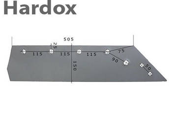 Lemiesz 300ha! HARDOX 930401200/P części do pługa POTTINGER