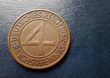 Stare monety 4 fenig 1932 A Niemcy /2