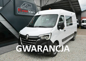 Renault Master średniak 7 osobowy brygadówka 150KM doka pełna opcja