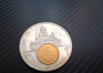 Medal pamiątkowe moneta suomi