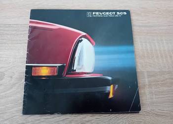 Katalog, prospekt Peugeot 505