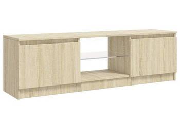 vidaXL Szafka pod TV z oświetleniem LED, dąb sonoma(SKU:804286)
