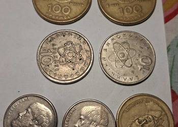 Monety drachmy greckie 7 szt.