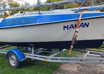 Jacht micro polo z przyczepka