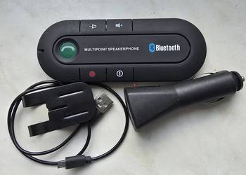 Zestaw głośnomówiący Bluetooth z klipsem na osłonę przeciwsłoneczną