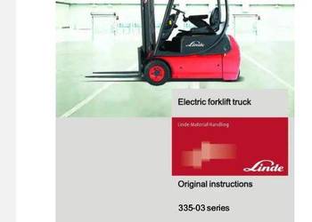 Linde E16C-03, E16P-03, E20P-03 instrukcja obsługi, naprawy PL