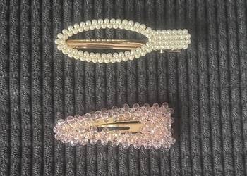 Cudne spineczki perełki koraliki jak nowe