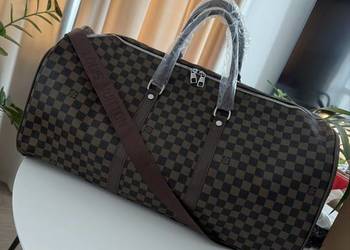 Torba podrozna Louis Vuitton Keepall 60 brazowa kratka
