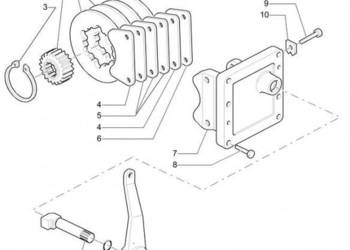 New Holland T6010 Piasta 34t 47127223