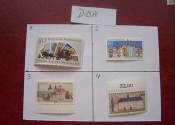 Niemcy 1986 MNH Znaczki z roczników WYBIERAJ