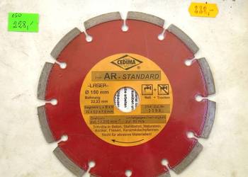 Tarcza CEDIMA AR-Standard Laser 150 mm diamentowa – nowa