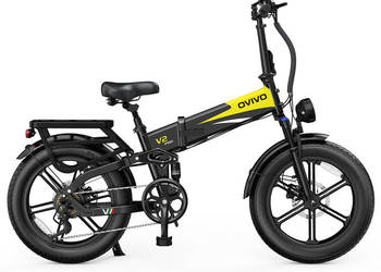 Rower elektryczny OVIVO V2 PRO 2.0 czarno-żółty Raty | FV/Paragon