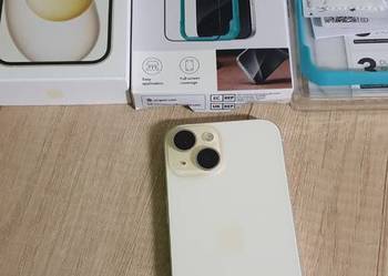 Iphone 15 żółto-złoty stan IDEALNY