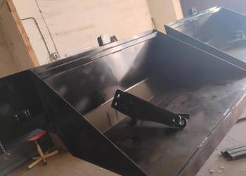 Łyżka do mini traktorka – 80 / 100 / 120 cm – solidna stal 4 mm z kiprem