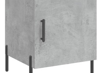 Szafka nocna szarość betonu 40x40x50 cm WM-827588