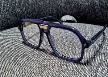 Piękne męskie okulary lub unisex nowość 2026 podwójny most zerówki