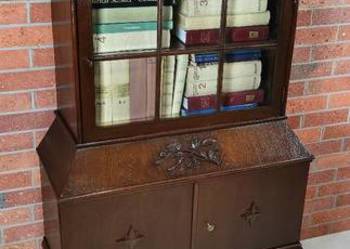 Ekskluzywna biblioteczka witryna dębowa