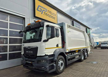 śmieciarki Man TGS 26.330, zabudowa Farid, wrzutnik automatyczny TGS 26.33…