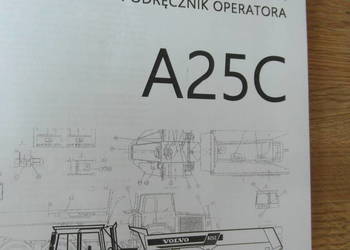 dtr instrukcja obsługi wozidło volvo A25ctr i inne