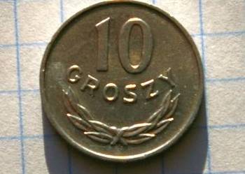 10 GROSZY 1977 ROK - POLSKA