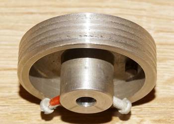 Kółko, rolka kondensatora strojenia ze starego radia 42 x 10.5 mm, 4 zwoje