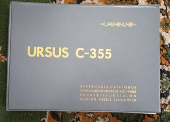 Katalog części ciągnika Ursus C 355 wydanie oryginalne Ursus z roku 1976 st