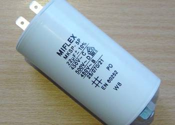 Kondensator rozruchowy, silnikowy 22uF MKSP-5 Miflex