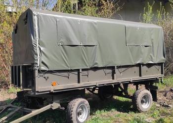 Przyczepa d46 4.5 tony, stan perfekcyjny, z wojska