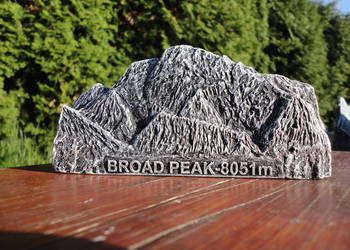 Broad Peak - relief , Korona Himalajów