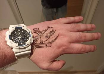 Zegarek męski Casio G-Shock GA-100B-7AER Nowy.