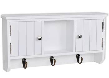 vidaXL Wisząca szafka na klucze i akcesoria z drzwiczkami(SKU:241850)