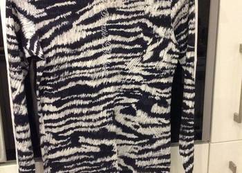 Golf Dzianinowy Damski SIMPLE rozm M Zebra j Nowy