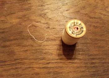 Nić biała USA. Vintage