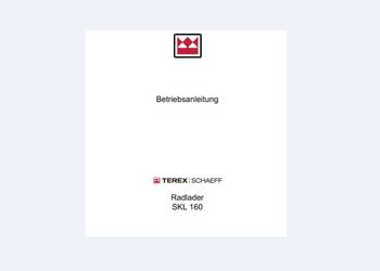 TEREX TL65, SKL200, SKL160, TL65, SKL260 instrukcja obsługi