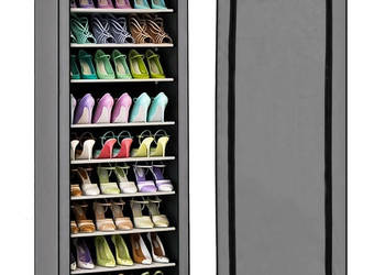 Szafa tekstylna materiałowa garderoba z półkami na ubrania i buty ModernHo…