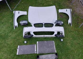 BMW 5 F10 F11 KOMPLETNY przód Zderzak Lampy Euro XENON LED Błotniki Maska Z