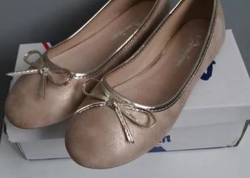 Baleriny złote rozmiar 34 (nr 124)