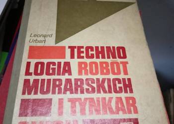Technologia robót murarskich i tynkarskich książki naukowe księgarnia Praga