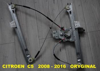 Podnośnik Mechanizm Szyby Citroen C5 III X7 Przód Prawy 08-